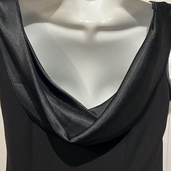 Evan-Picone Black Sleeveless Drop Waist Sheath Dress Size 12‎ - Picture 7 of 11